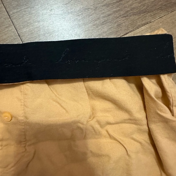 PINK Halloween orange pajama shorts with ghosts on back. - Picture 3 of 4